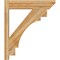 Ekena Millwork Merced Slat Rough Sawn Outlooker, Western Red Cedar, 6"W x 24"D x 28"H OUT06X24X28MRC06RWR - alternate 3